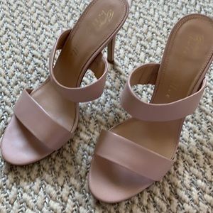 Bettye Muller leather double-strap sandal